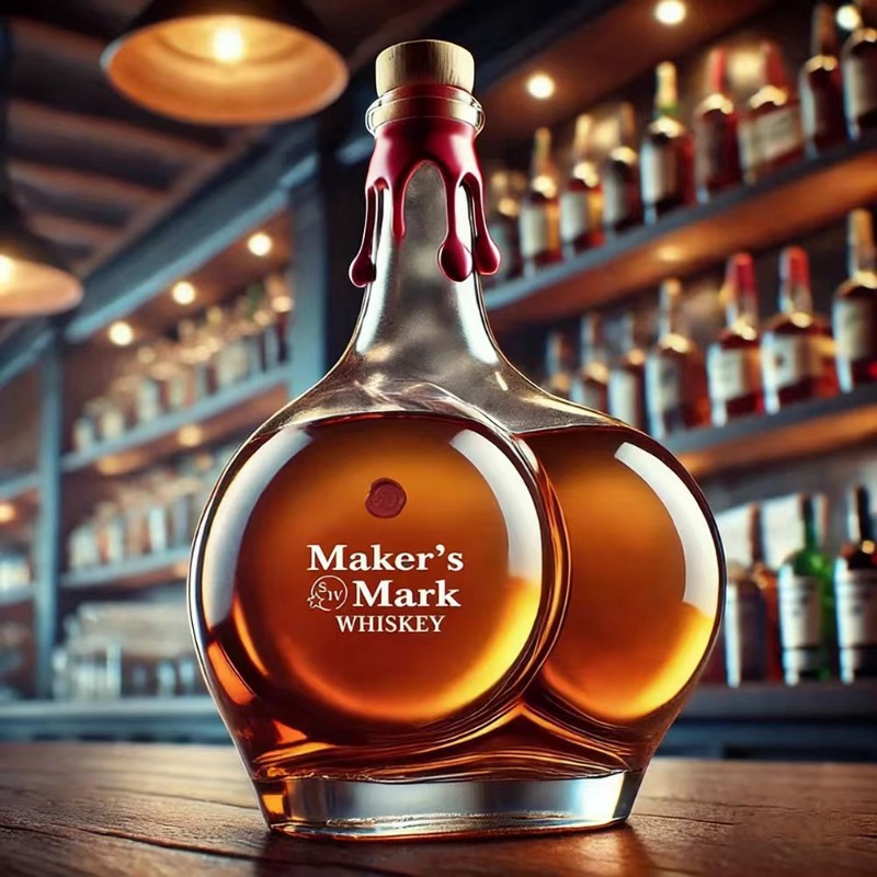 ขวดเหล้ารูปทรงก้นสุดแปลกตา ทำจ - Glass Decanter Whiskey บทวิจารณ์และราคา