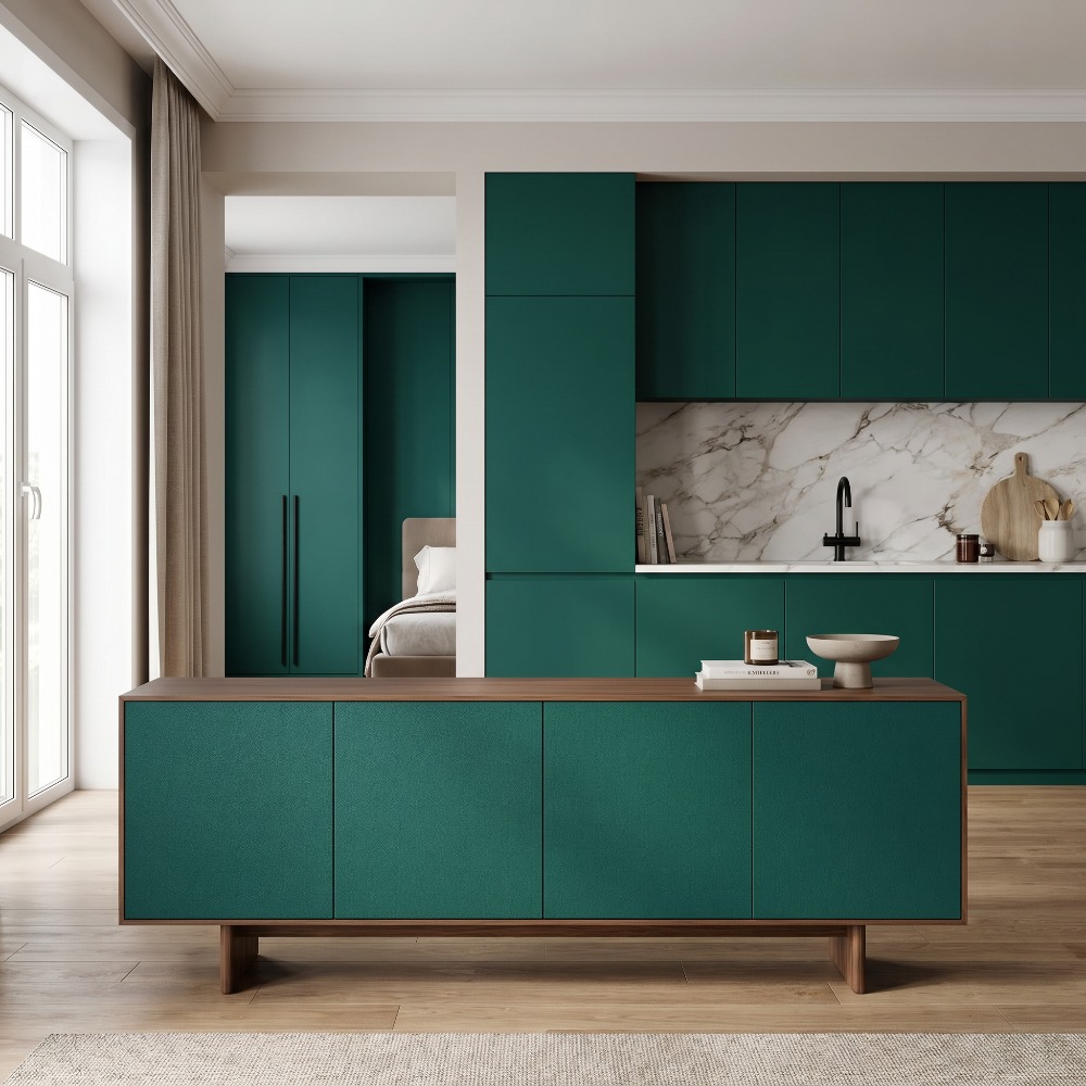 วอลเปเปอร์พีวีซีสีเขียวมรกตแบบ - Luxury Lifestyle Wallpaper บทวิจารณ์และราคา