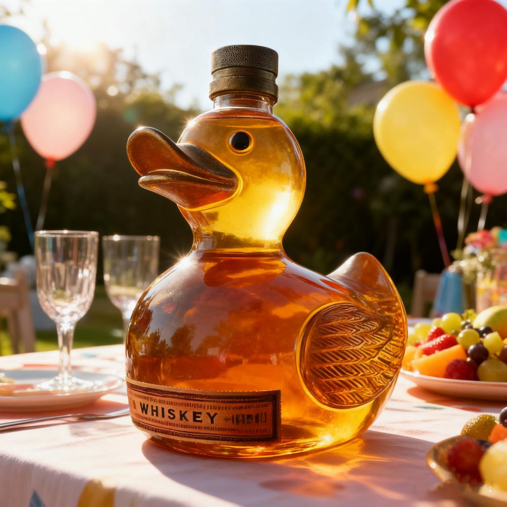 ขวดเหล้ารูปเป็ด แก้วดีไซน์สัตว - Glass Decanter Whiskey บทวิจารณ์และราคา