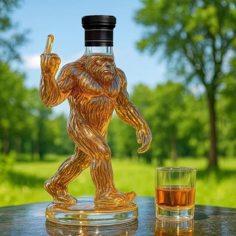 ขวดเหล้ารูปมงกุฎบิ๊กฟุตสุดฮา ข - Glass Decanter Whiskey บทวิจารณ์และราคา
