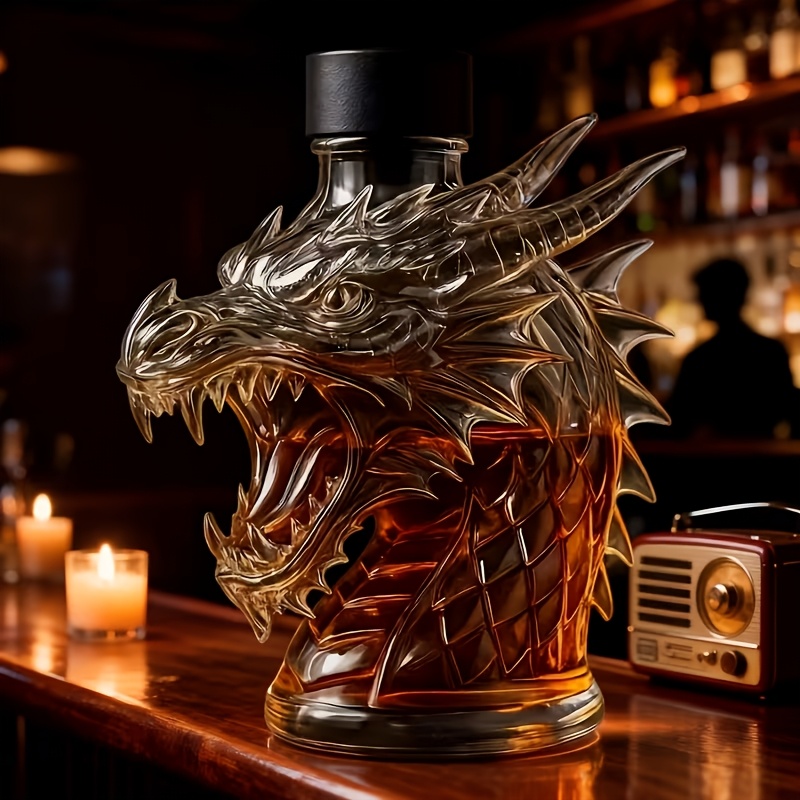 ขวดเหล้ารูปหัวมังกร, ขวดวิสกี้ - Glass Decanter Whiskey บทวิจารณ์และราคา
