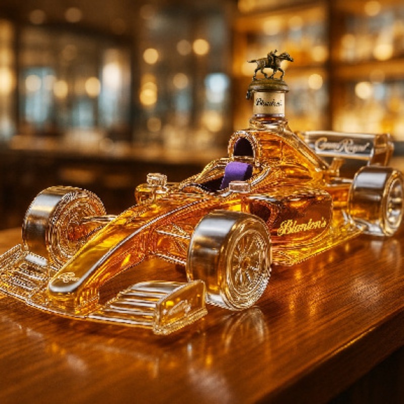 ขวดเหล้าวิสกี้รูปทรงรถแข่ง ดีไ - Glass Decanter Whiskey บทวิจารณ์และราคา