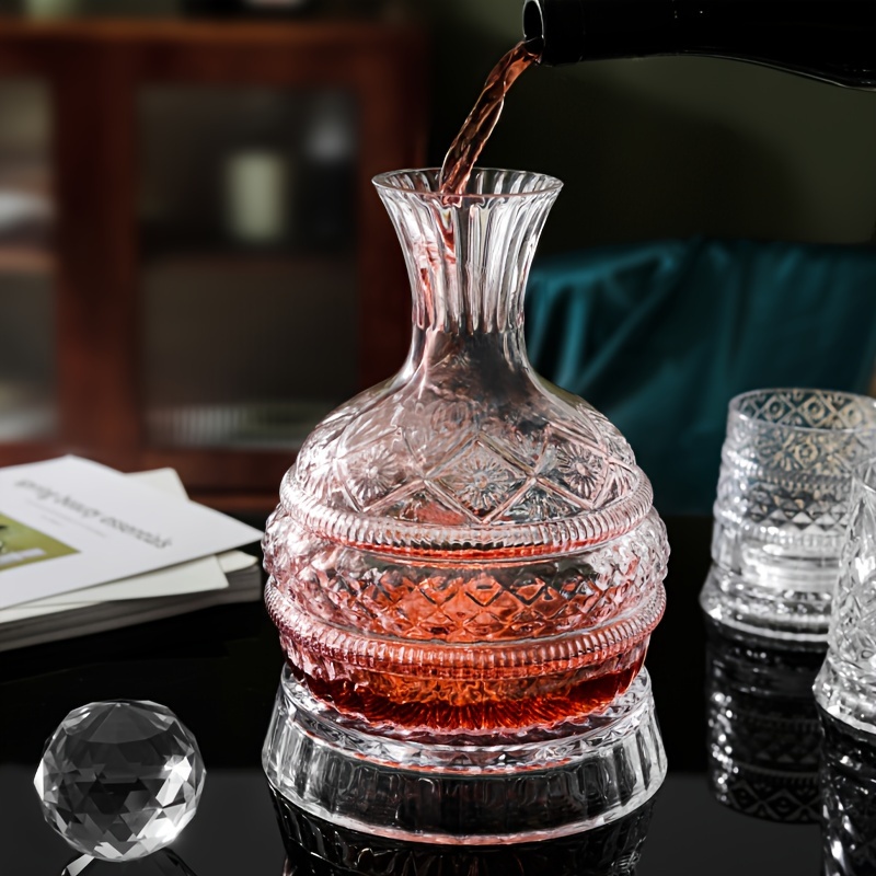 ขวดเหล้าไวน์คริสตัลชุดขวดเหล้า - Glass Decanter Whiskey บทวิจารณ์และราคา