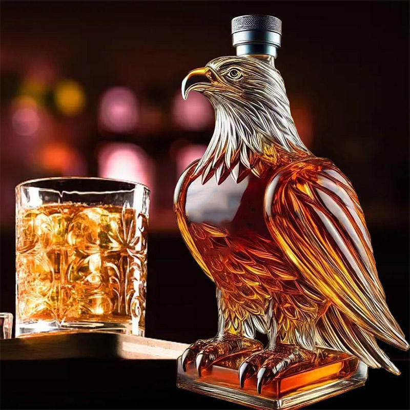 ตลก French Bulldog ขวดวิสกี้นิ - Glass Decanter Whiskey บทวิจารณ์และราคา