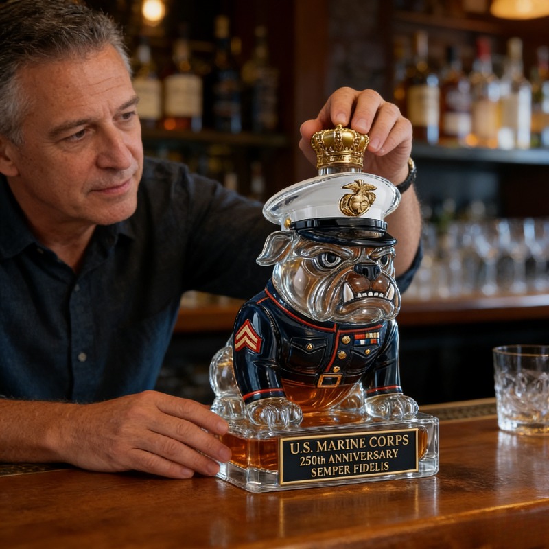 ขวดเหล้าวิสกี้รูปบูลด็อกของนาว - Glass Decanter Whiskey บทวิจารณ์และราคา