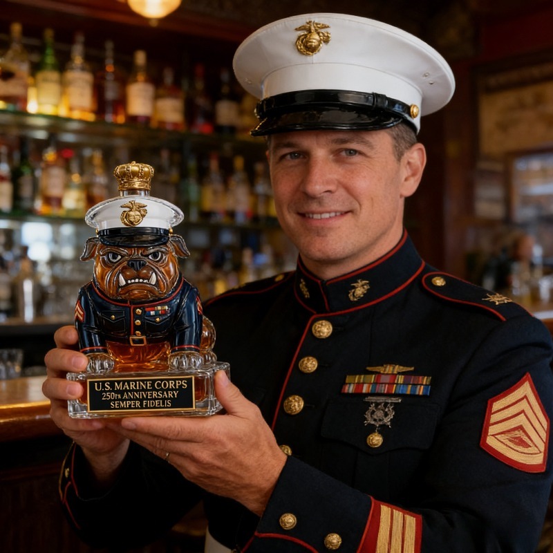 ขวดเหล้าวิสกี้รูปบูลด็อกของนาว - Glass Decanter Whiskey บทวิจารณ์และราคา