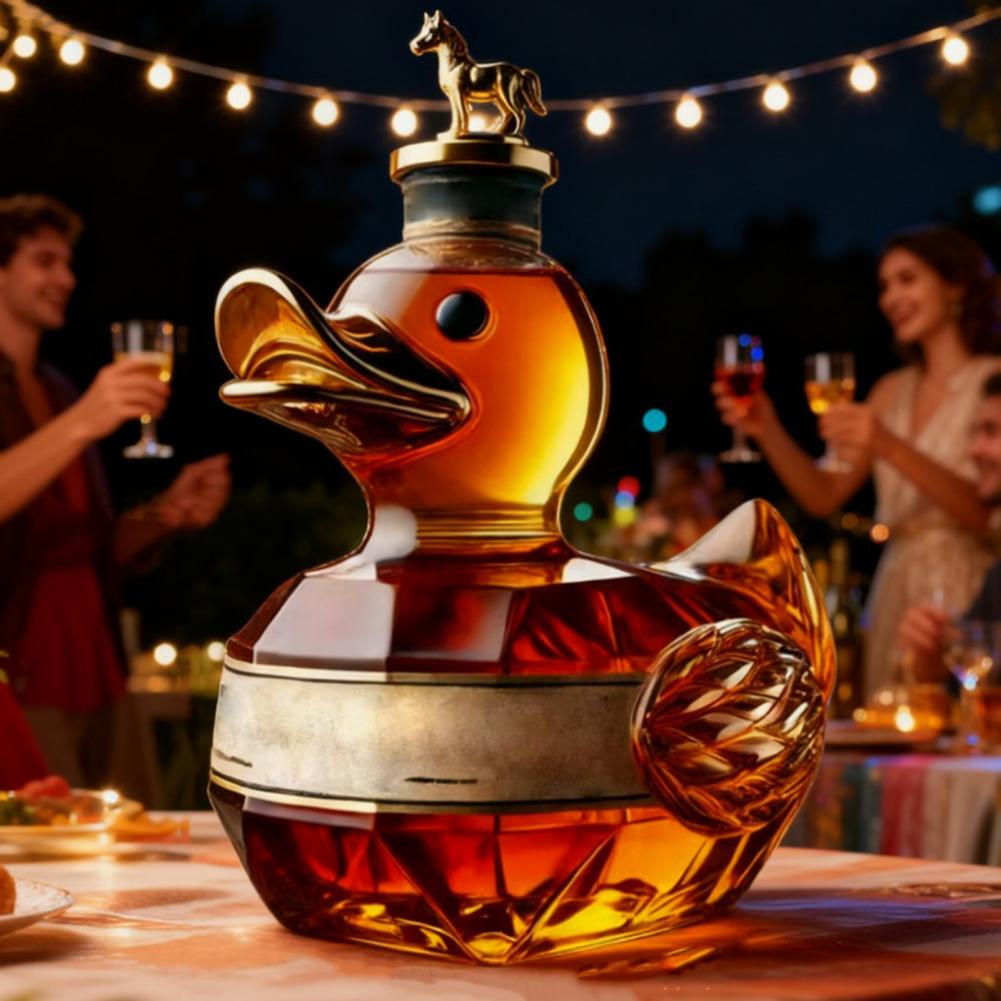 ขวดเหล้ารูปเป็ดสุดเก๋ ขวดวิสกี - Glass Decanter Whiskey บทวิจารณ์และราคา